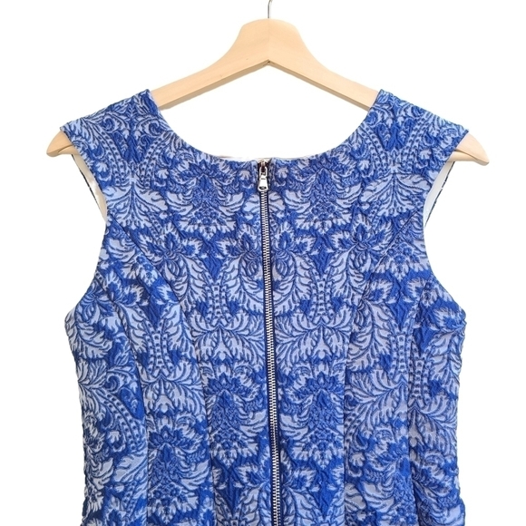 Betsey Johnson Brocade Dress, Sleeveless, Blue, Nordstrom's, Size XS - Picture 7 of 12